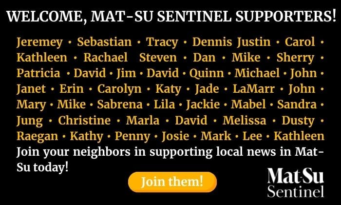 Welcome, Mat-Su Sentinel supporters!