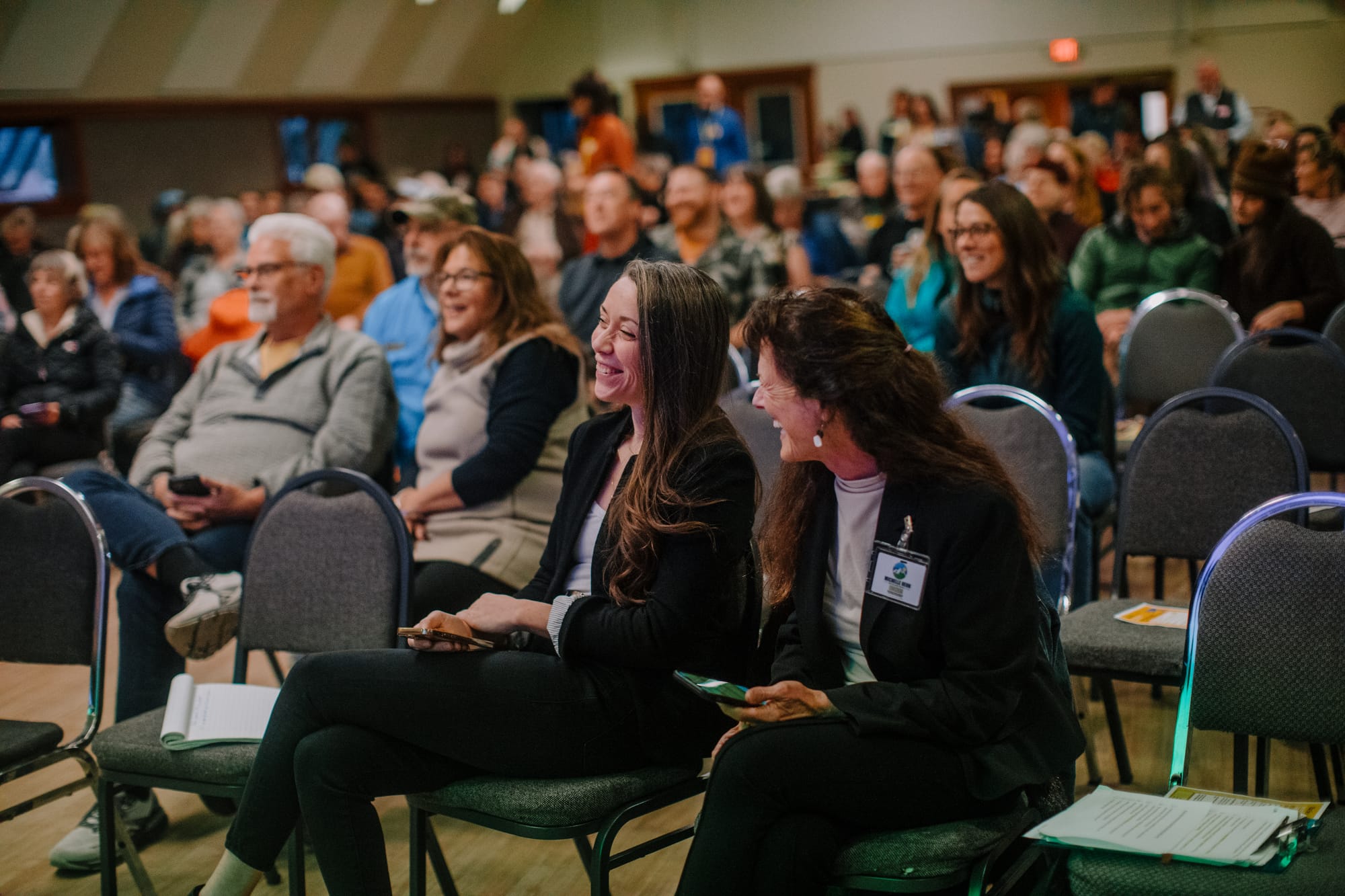 Mat-Su residents participate in live polling at Mat-Su Sentinel's Flip the Script Election