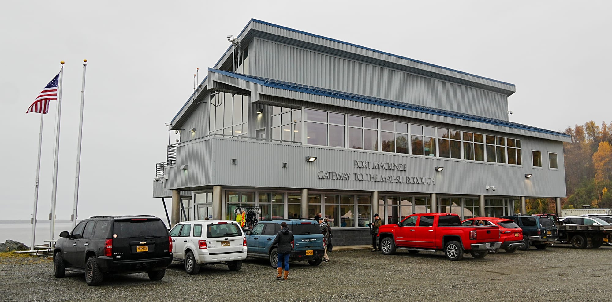 The Port MacKenzie ferry terminal building