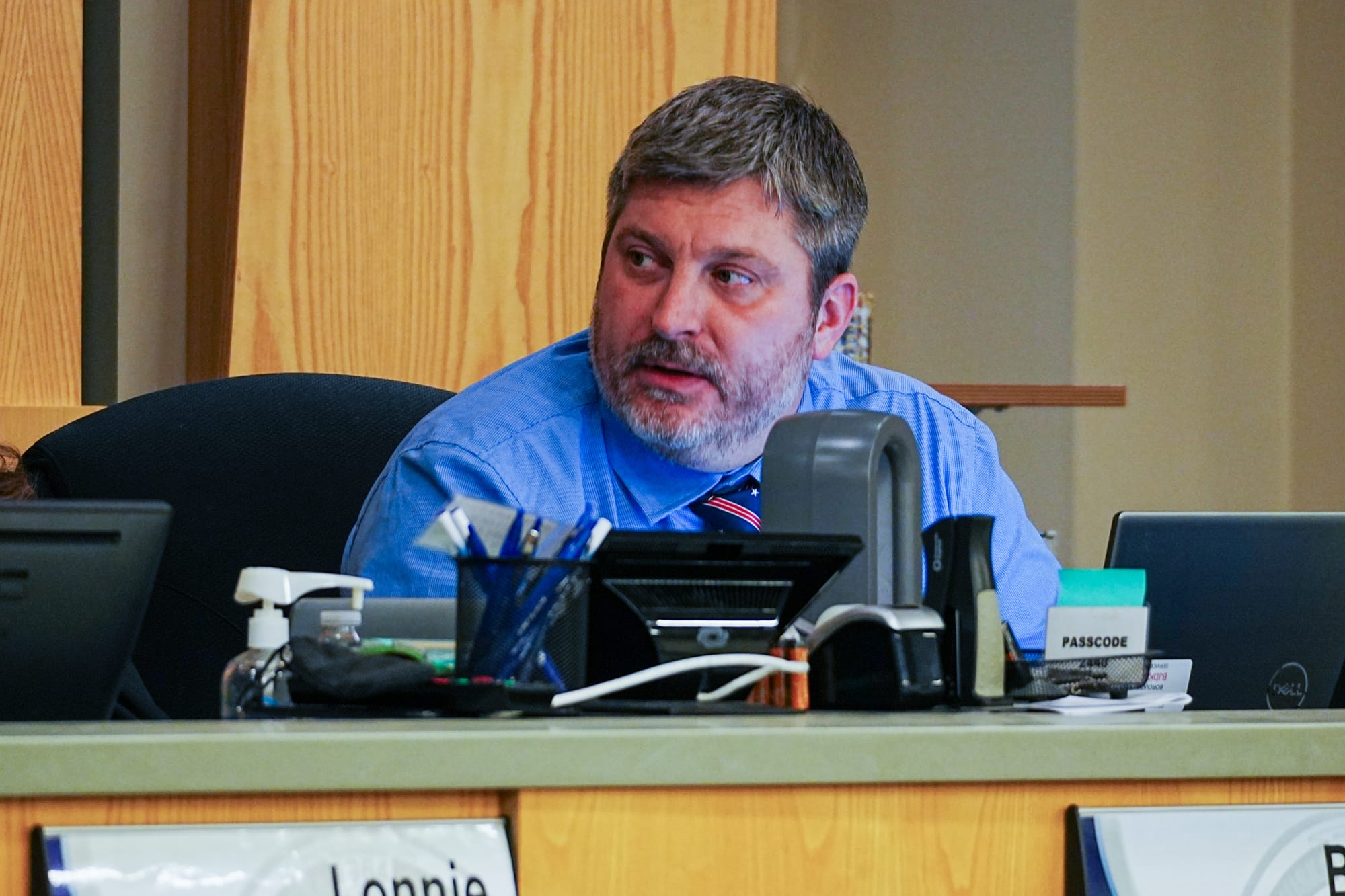 Assembly member Michael Bowles speaks during a regular Matanuska-Susitna Borough Assembly meeting Feb. 3, 2026. 