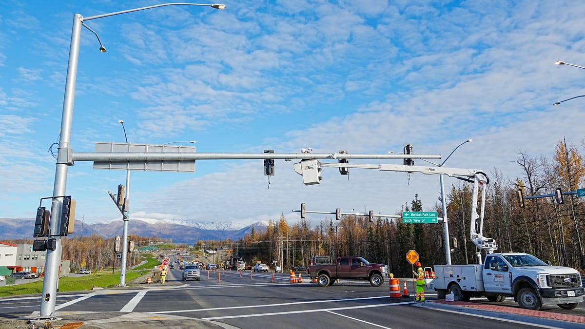 New lanes, signals set to go live soon on Seward Meridian Parkway