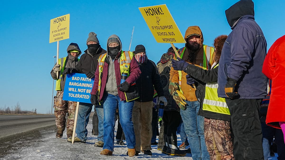 Mat-Su school bus strike to continue as students return from spring break
