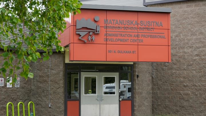 The Matanuska-Susitna Borough School Administration Building in Palmer