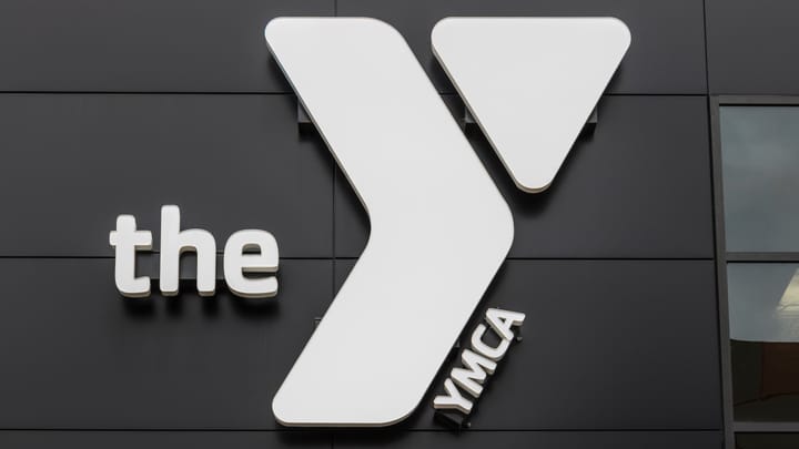 YMCA logo stock photo