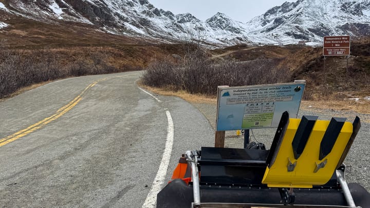 State plow operator training removes snow from popular Hatcher Pass ski area