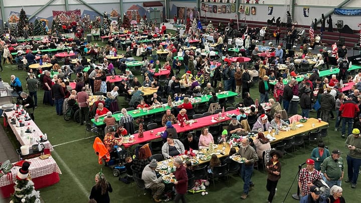 The Christmas Friendship Dinner held annually on Christmas Day