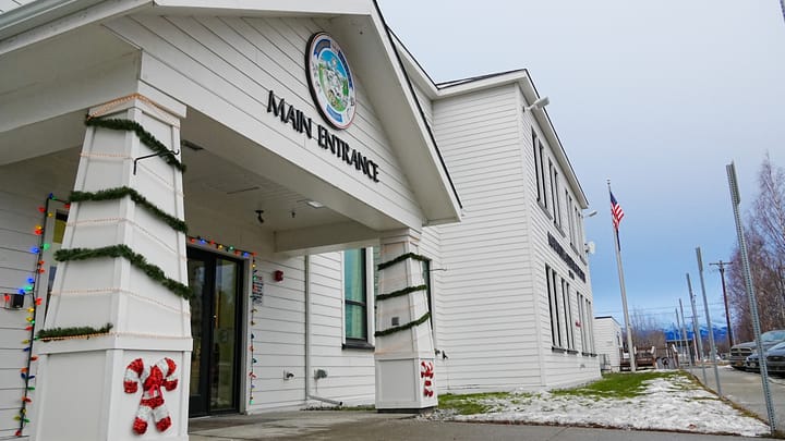 The Matanuska-Susitna Borough Administration building in Palmer