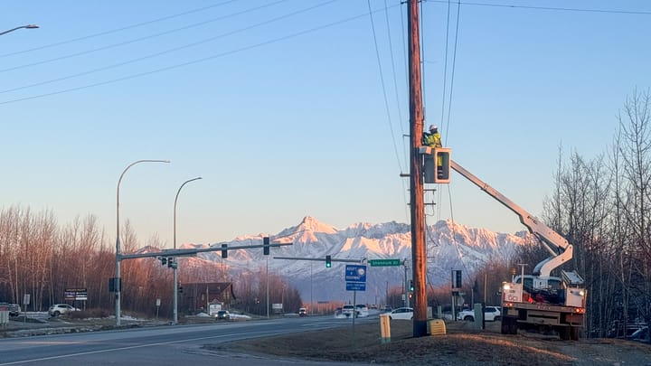 A GCI crew conducts repairs