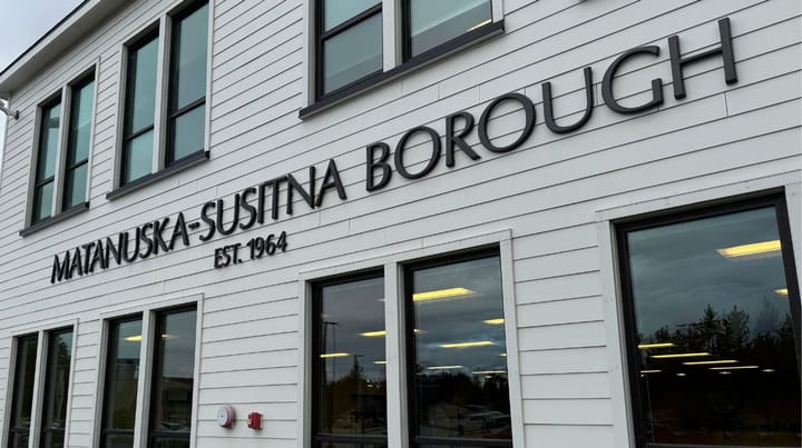 Matanuska-Susitna Borough Administration building in Palmer.